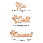 Sterling Silver/Gold-plated Fairy Name Plate view 16