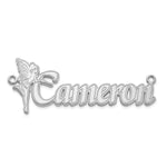 Sterling Silver/Gold-plated Fairy Name Plate view 24