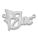 Sterling Silver/Gold-plated Fairy Name Plate view 2