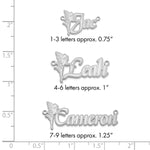 Sterling Silver/Gold-plated Fairy Name Plate view 5
