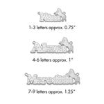 Sterling Silver/Gold-plated Horse Name Plate view 6