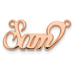 10k Yellow Gold Name Plate view 17