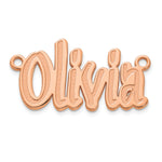 10k Yellow Gold Etched Name Plate view 28