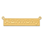 Sterling Silver/Gold-plated Etched Bar Name Plate view 14