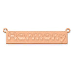 Sterling Silver/Gold-plated Etched Bar Name Plate view 19