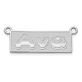 Sterling Silver / Rhodium-Plated