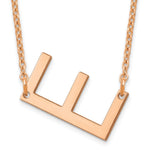 14K Rose Gold Polished Small Necklace view