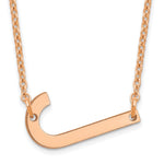 14K Rose Gold Polished Small Necklace view