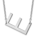 14K White Gold Polished Small Necklace view