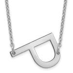 14K White Gold Polished Small Necklace view