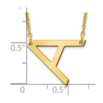14K Yellow Gold Polished Small Necklace view 3