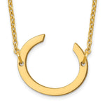 14K Yellow Gold Polished Small Necklace view