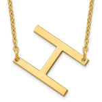 14K Yellow Gold Polished Small Necklace view