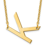 14K Yellow Gold Polished Small Necklace view