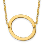 14K Yellow Gold Polished Small Necklace view