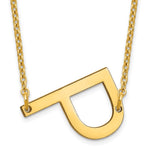14K Yellow Gold Polished Small Necklace view