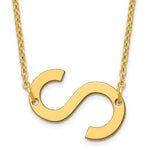 14K Yellow Gold Polished Small Necklace view