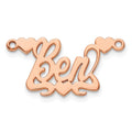 Sterling Silver / Rose Gold-Plated