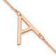 14K Rose Gold Polished Small Bracelet