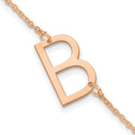 14K Rose Gold Polished Small Bracelet view