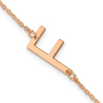 14K Rose Gold Polished Small Bracelet view