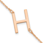 14K Rose Gold Polished Small Bracelet view