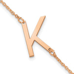 14K Rose Gold Polished Small Bracelet view