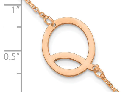 14k Rose Gold Bracelets Style XNA1432R - Classique Jewelry Inc.