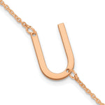 14K Rose Gold Polished Small Bracelet view