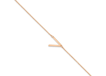 14k Rose Gold Bracelets Style XNA1432R - Classique Jewelry Inc.