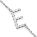 14K White Gold Polished Small Bracelet view