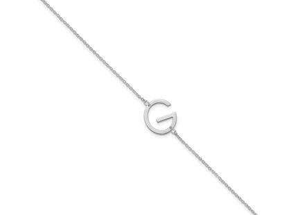 14k White Gold Bracelets Style XNA1432W - Classique Jewelry Inc.