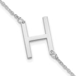 14K White Gold Polished Small Bracelet view