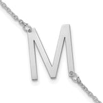 14K White Gold Polished Small Bracelet view
