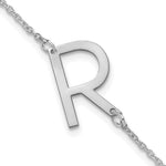 14K White Gold Polished Small Bracelet view