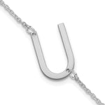 14K White Gold Polished Small Bracelet view