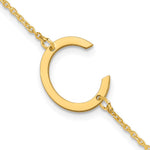 14K Yellow Gold Polished Small Bracelet view