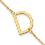 14K Yellow Gold Polished Small Bracelet view