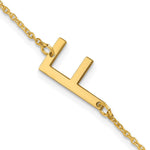 14K Yellow Gold Polished Small Bracelet view