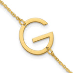 14K Yellow Gold Polished Small Bracelet view