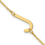 14K Yellow Gold Polished Small Bracelet view