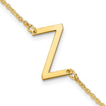 14K Yellow Gold Polished Small Bracelet view