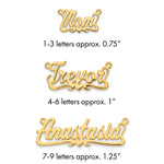 10k Yellow Gold Polished Heart Name Plate view 16