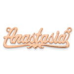 10k Yellow Gold Polished Heart Name Plate view 14
