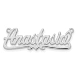 10k Yellow Gold Polished Heart Name Plate view 9