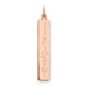10K Rose Gold Signature Bar Charm