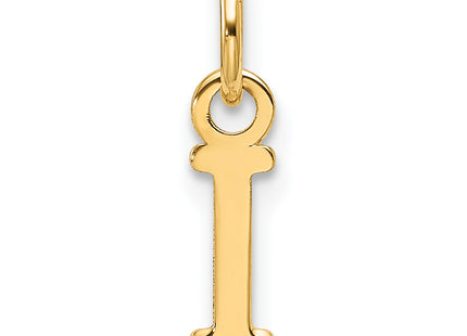 14ky Cutout Letter Initial Pendant (Large)