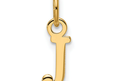 14ky Cutout Letter Initial Pendant (Large)
