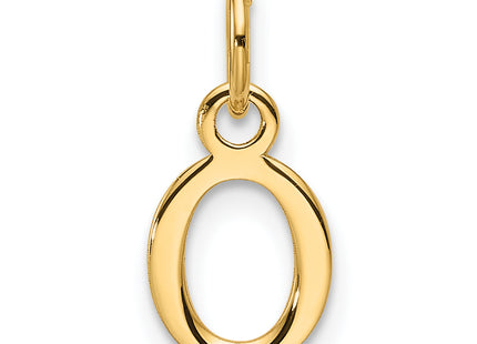 14ky Cutout Letter Initial Pendant (Large)