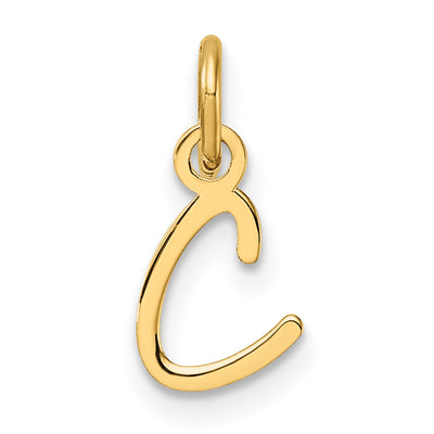 14K Uppercase Letter Initial Charm